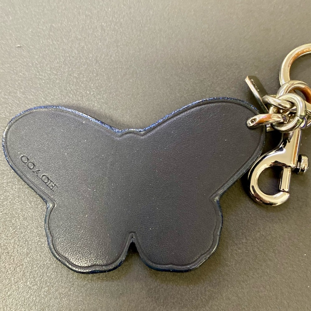 Coach Butterfly Key Ring/Bag Charm (F26789) - Picture 3 of 6